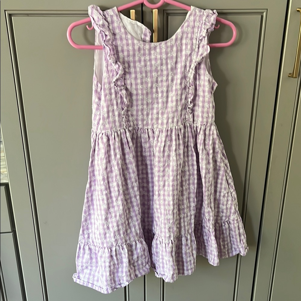 Purple Eyelet Gymboree Gingham Dress